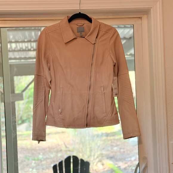 Athleta - Salt Flat Leather Jacket - Picture 1 of 3